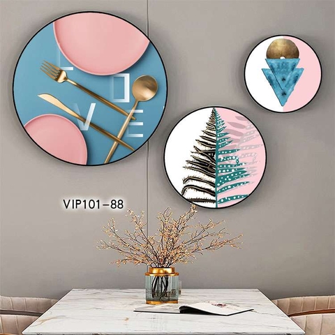 Bộ 3 Tranh Tròn Mới | Tranh Ngọc Việt - Đắk Lắk | Tranh Ngọc Việt - Xưởng Tranh Đẹp Buôn Ma Thuột (BMT) DakLak