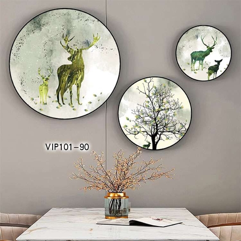 Bộ 3 Tranh Tròn Mới | Tranh Ngọc Việt - Đắk Lắk | Tranh Ngọc Việt - Xưởng Tranh Đẹp Buôn Ma Thuột (BMT) DakLak