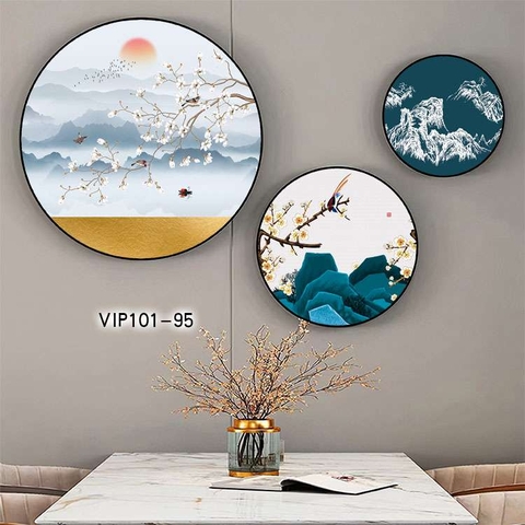 Bộ 3 Tranh Tròn Mới | Tranh Ngọc Việt - Đắk Lắk | Tranh Ngọc Việt - Xưởng Tranh Đẹp Buôn Ma Thuột (BMT) DakLak