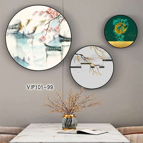 Bộ 3 Tranh Tròn Mới | Tranh Ngọc Việt - Đắk Lắk | Tranh Ngọc Việt - Xưởng Tranh Đẹp Buôn Ma Thuột (BMT) DakLak