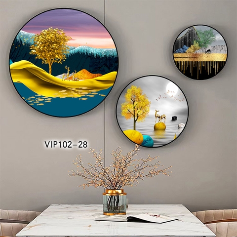 Bộ 3 Tranh Tròn Mới | Tranh Ngọc Việt - Đắk Lắk | Tranh Ngọc Việt - Xưởng Tranh Đẹp Buôn Ma Thuột (BMT) DakLak