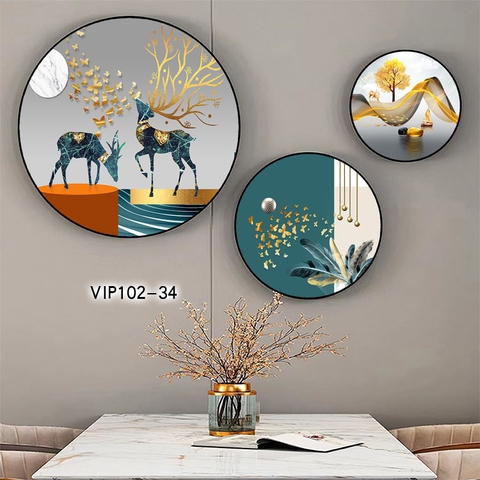 Bộ 3 Tranh Tròn Mới | Tranh Ngọc Việt - Đắk Lắk | Tranh Ngọc Việt - Xưởng Tranh Đẹp Buôn Ma Thuột (BMT) DakLak