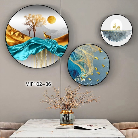 Bộ 3 Tranh Tròn Mới | Tranh Ngọc Việt - Đắk Lắk | Tranh Ngọc Việt - Xưởng Tranh Đẹp Buôn Ma Thuột (BMT) DakLak