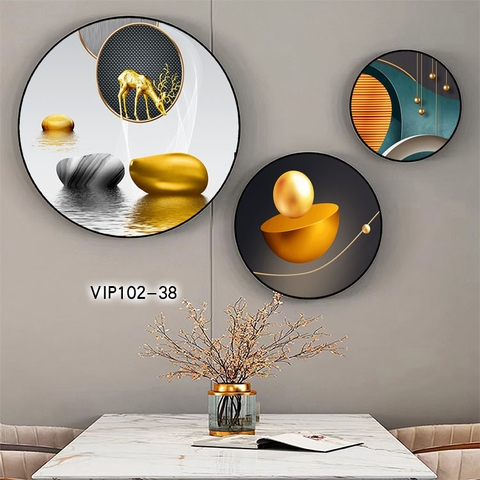 Bộ 3 Tranh Tròn Mới | Tranh Ngọc Việt - Đắk Lắk | Tranh Ngọc Việt - Xưởng Tranh Đẹp Buôn Ma Thuột (BMT) DakLak