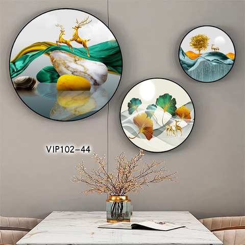 Bộ 3 Tranh Tròn Mới | Tranh Ngọc Việt - Đắk Lắk | Tranh Ngọc Việt - Xưởng Tranh Đẹp Buôn Ma Thuột (BMT) DakLak