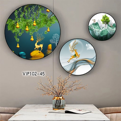 Bộ 3 Tranh Tròn Mới | Tranh Ngọc Việt - Đắk Lắk | Tranh Ngọc Việt - Xưởng Tranh Đẹp Buôn Ma Thuột (BMT) DakLak
