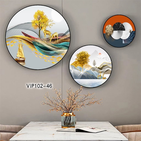 Bộ 3 Tranh Tròn Mới | Tranh Ngọc Việt - Đắk Lắk | Tranh Ngọc Việt - Xưởng Tranh Đẹp Buôn Ma Thuột (BMT) DakLak