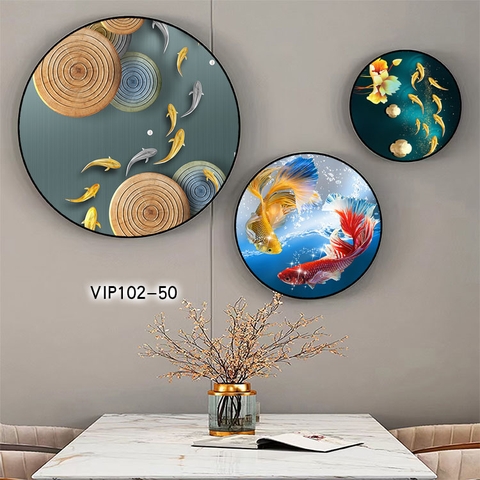 Bộ 3 Tranh Tròn Mới | Tranh Ngọc Việt - Đắk Lắk | Tranh Ngọc Việt - Xưởng Tranh Đẹp Buôn Ma Thuột (BMT) DakLak