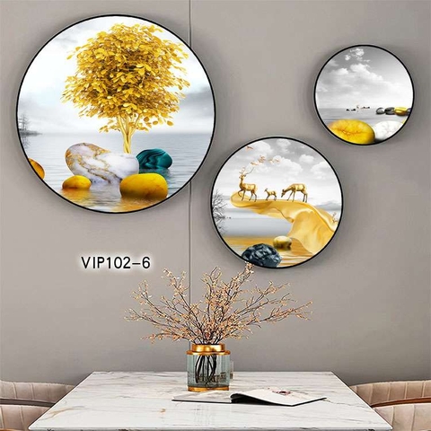 Bộ 3 Tranh Tròn Mới | Tranh Ngọc Việt - Đắk Lắk | Tranh Ngọc Việt - Xưởng Tranh Đẹp Buôn Ma Thuột (BMT) DakLak