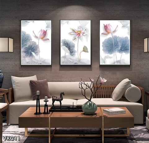 Tranh Hoa Sen Đẹp | Tranh Ngọc Việt - Đắk Lắk | Tranh Ngọc Việt - Xưởng Tranh Đẹp Buôn Ma Thuột (BMT) DakLak