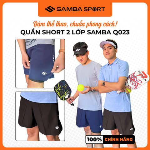 Quần Short Thể Thao Nam 2 Lớp Samba Q023