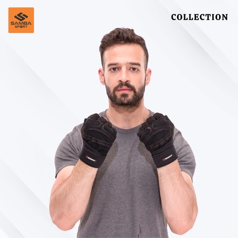 Găng tay tập gym có quấn Goodfit GF201G