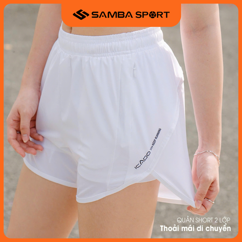 Quần đùi nữ 2 lớp Icado HT101