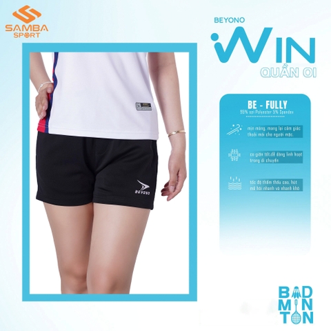 Quần short thể thao nữ Beyono Win CL01