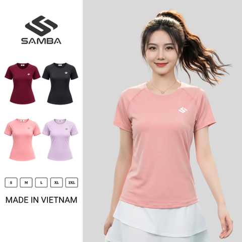 Áo thể thao nữ cổ tròn Samba Flex