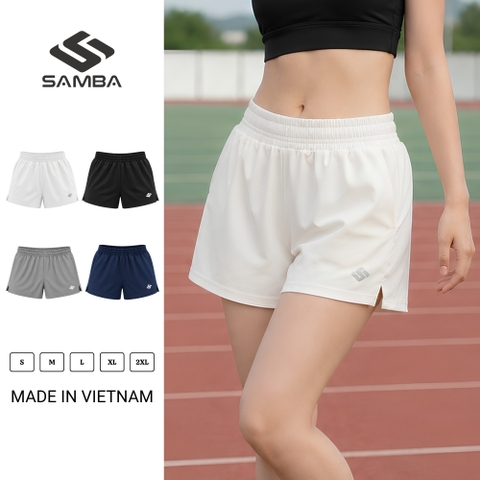 Quần short thể thao nữ 2 lớp Samba Libra