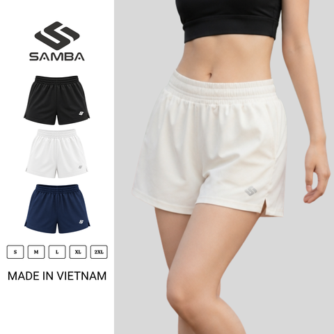 Quần short thể thao nữ 2 lớp Samba Libra