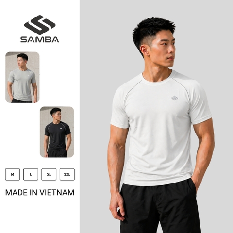 Áo cổ tròn nam Samba Motion