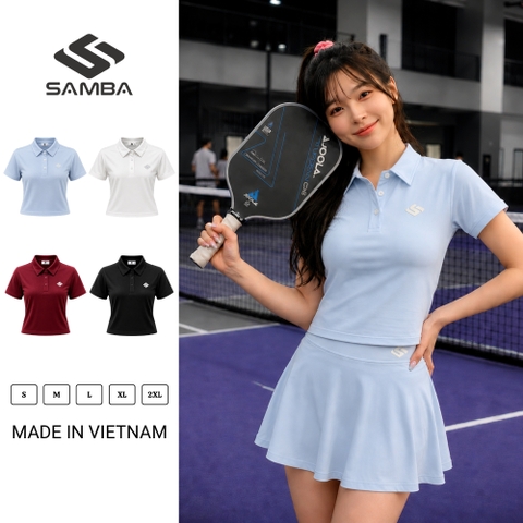 Áo polo nữ tay ngắn Samba Glow