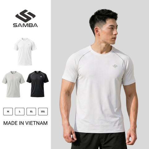 Áo cổ tròn nam Samba Motion