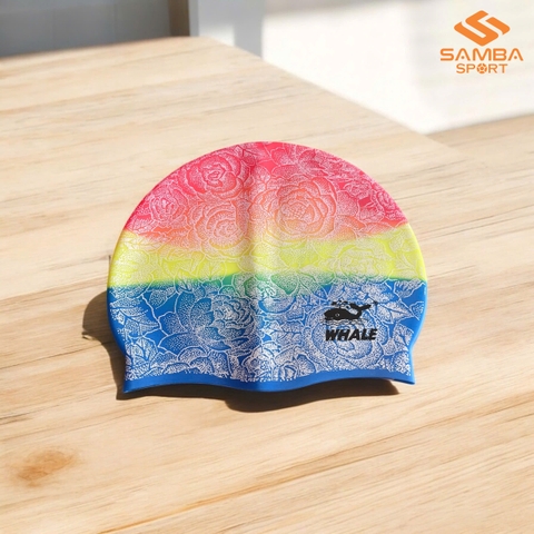 Nón bơi Whale hoa văn