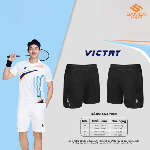 Quần short thể thao nam Justplay Victry