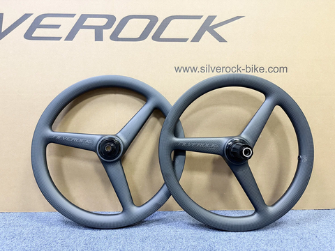 Vành xe đạp Silverock 16'(349) Thru Axle (74/142mm), 3 đao, phanh đĩa, chất liệu Carbon dùng cho model xe Java Neo