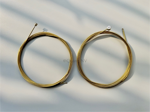 Dây phanh & Dây đề xe đạp Jawei phủ gold