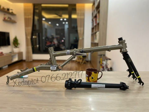 Khung xe đạp gấp Fnhon Gust 16' phanh đĩa