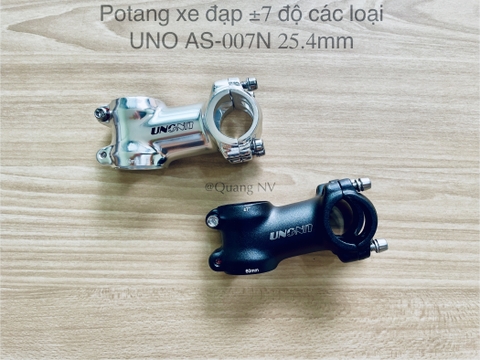 Potang xe đạp ±7 độ các loại UNO AS-007N 25.4mm