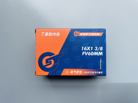Săm (ruột) xe đạp CST 16(349)*1-3/8 FV 60mm