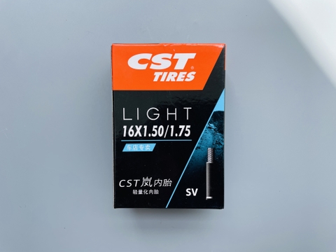Săm (ruột) xe đạp CST Light 16(305)*1.5/1.75 SV 32mm