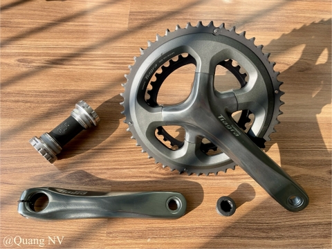 Bộ đùi đĩa/ giò đĩa xe đạp Shimano Tiagra 4700 50/34T