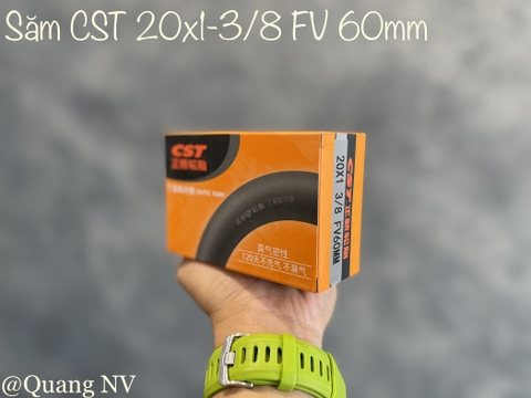 Săm (ruột) xe đạp CST 20(451)x1-3/8 FV 60mm