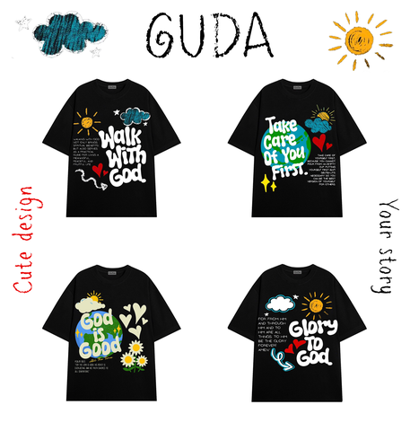 Áo thun GUDA BỘ SƯU TẬP CUTE