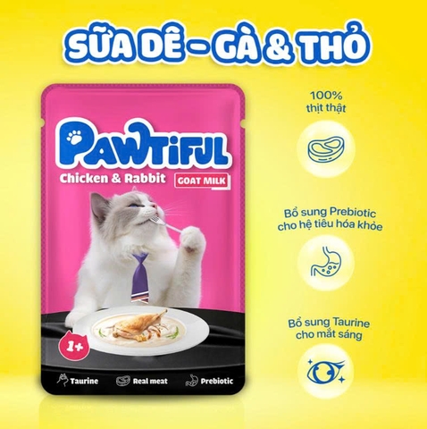 Pate cho mèo Pawtiful - 70g