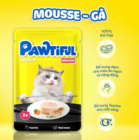 Pate cho mèo Pawtiful - 70g