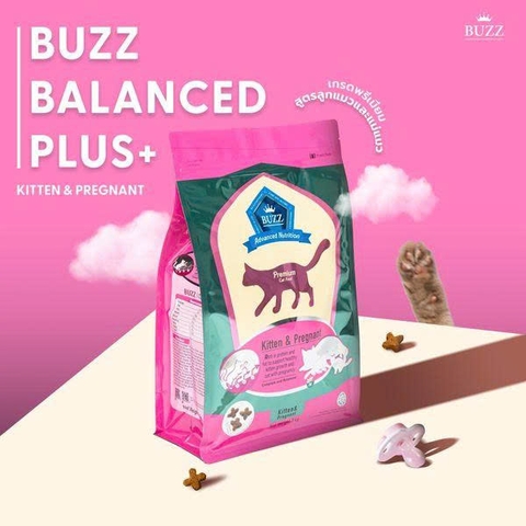 Thức Ăn Hạt Cho Mèo Buzz Advanced Nutrition (Kitten & Pregnant) – Dòng Premium Cao Cấp