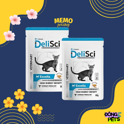 Pate dinh dưỡng Delisci Exella - Hỗ trợ phục hồi - 80g