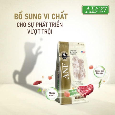 ANF AD27 - Thức ăn dinh dưỡng dành cho chó 1,6kg
