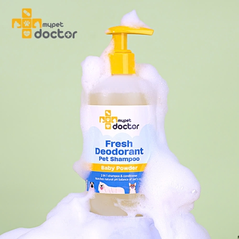 Sữa tắm Mypet Doctor Fresh Deodorant Pet Shampoo – BABY POWDER 300g