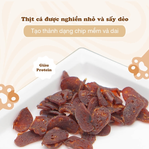 Chip cá ngừ cho mèo 30g