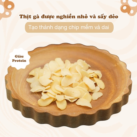 Chip gà mềm cho mèo 30g