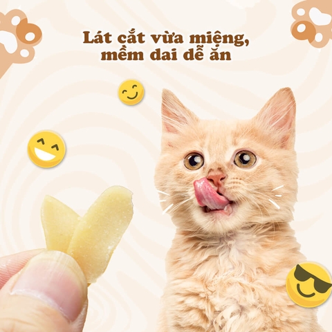 Chip gà mềm cho mèo 30g