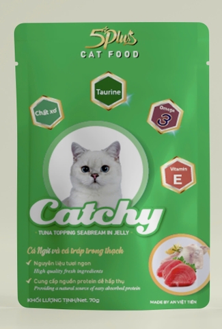 Pate mèo Catchy 5plus - 70g