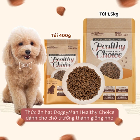 Thức ăn hạt cho chó trưởng thành giống nhỏ - HealthyChoice - Doggyman
