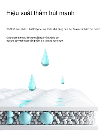 Tã lót Kamt Than hoạt tính - size S 33x45cm (100 miếng)