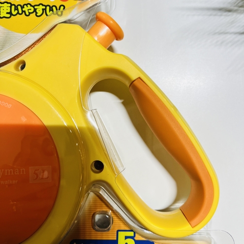 Dây dắt hộp Doggy walker L - Màu Vàng