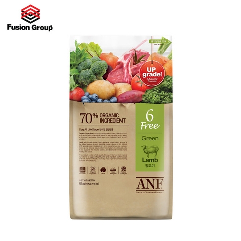 Thức ăn hạt hữu cơ cho chó ANF 6Free
