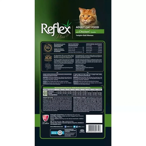 Thức ăn hạt cho mèo - Reflex Plus Adult Cat - Vị Gà- 1,5kg